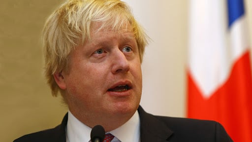 UK prime minister Boris Johnson.