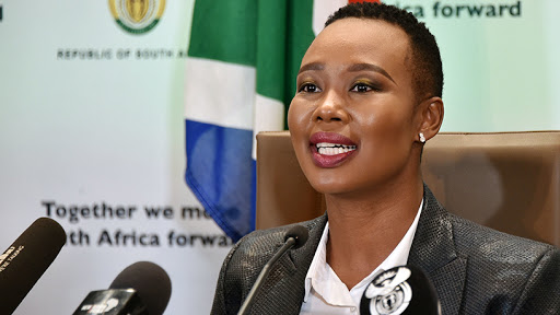 Stella Ndabeni-Abrahams, communications and digital technologies minister.