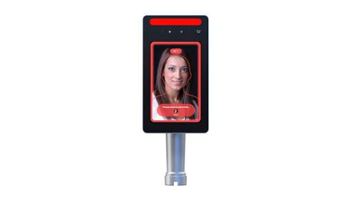 The TMT-8 Terminal integrates facial recognition and temperature screening at a fraction of the price of a thermal camera.