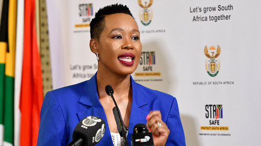 Communications and digital technologies minister Stella Ndabeni-Abrahams. (Photo source: GCIS)